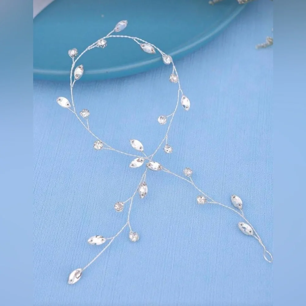 Rhinestone Headband For Women Bridal Wedding Party Boho Elegant Hair Accessory